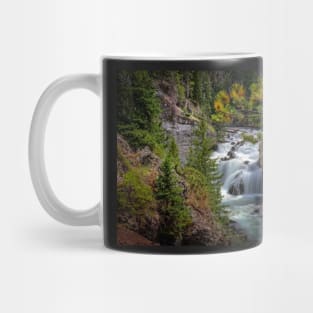 Cascading River in Yellowstone Mug